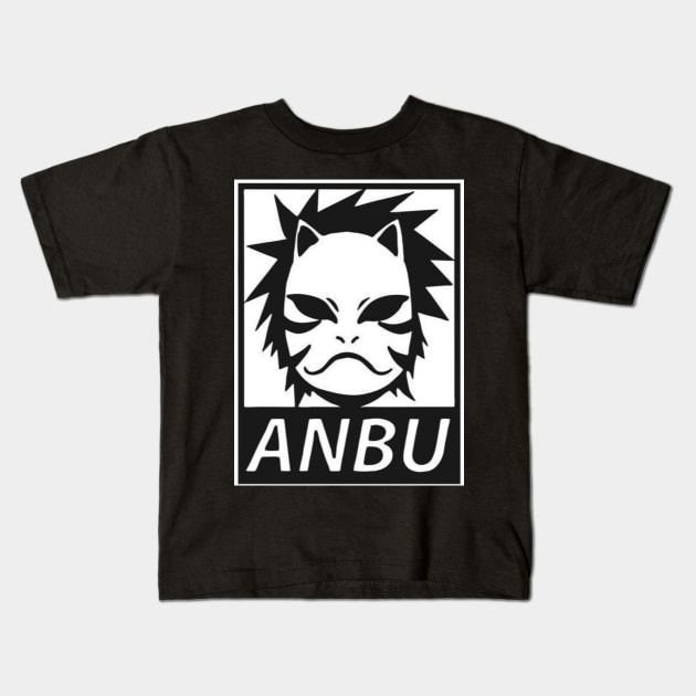 anbu Kids T-Shirt by Yurii